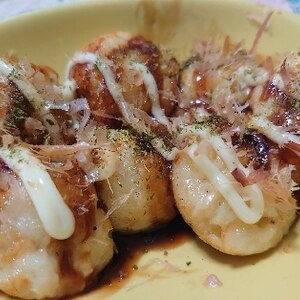 キャベツがいっぱいのたこ焼き